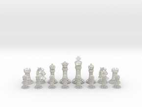 Wire Chess  in Matte High Definition Full Color