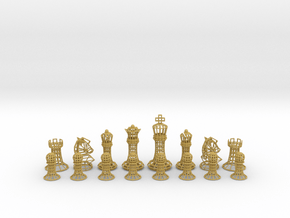 Wire Chess  in Tan Fine Detail Plastic