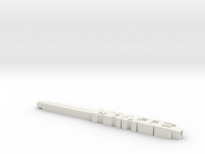 MAXIE - PEN
 in White Natural Versatile Plastic