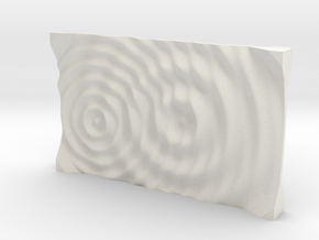 Wave Interference Soap Dish in White Natural TPE (SLS)