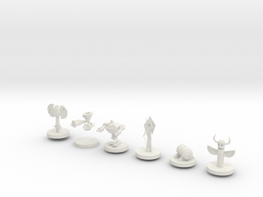 Elemental Chess Tinkercad
 in White Natural Versatile Plastic