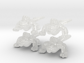 Nexu 6mm monster set Infantry Epic micro miniature in Clear Ultra Fine Detail Plastic