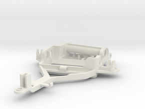 99R3 replacement AW motorpod - 1.0 mm in White Natural Versatile Plastic