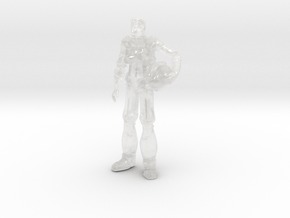 Guld Holding Helmet in Clear Ultra Fine Detail Plastic: 1:60