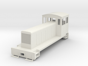ON30 conversion body for switcher chassis in White Natural Versatile Plastic