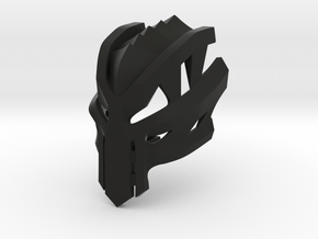 Kanohi Koruga, great mask of shapeshifting in Black Smooth Versatile Plastic