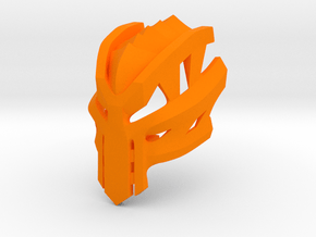 Kanohi Koruga, great mask of shapeshifting in Orange Smooth Versatile Plastic