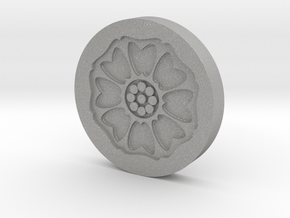 Lotus Game Tile in Aluminum