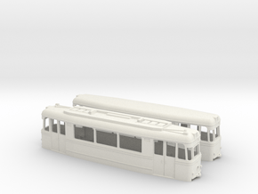 Gotha ET/EB57 train set (two direction) in White Natural Versatile Plastic