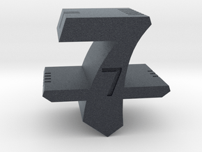 d7 seven-shaped in Black PA12