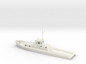1/72nd scale AM-1 Hungarian minelayer boat in White Natural Versatile Plastic