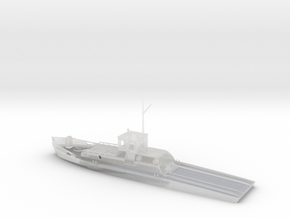 1/72nd scale AM-1 Hungarian minelayer boat in Clear Ultra Fine Detail Plastic
