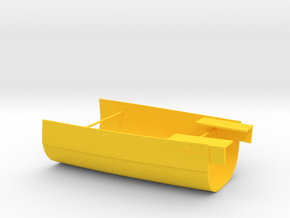 1/350 Caracciolo Class 1943 Refit Midships Front in Yellow Smooth Versatile Plastic