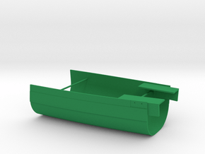1/350 Caracciolo Class 1943 Refit Midships Front in Green Smooth Versatile Plastic