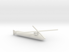 Submacopter in White Natural Versatile Plastic