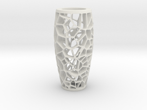 Voronoi Lamp 3  
 in White Natural Versatile Plastic
