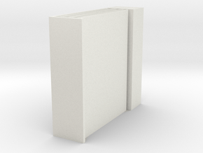 Door Latch Stability Enhancer in White Natural Versatile Plastic