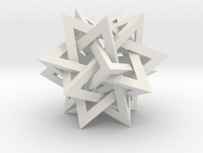 Geometric Puzzle
 in White Natural Versatile Plastic