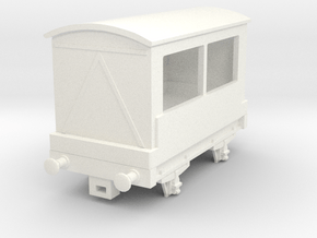 Poultry Wagon in White Smooth Versatile Plastic