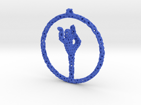 yoga pendant in Blue Smooth Versatile Plastic