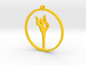 yoga pose in Yellow Smooth Versatile Plastic