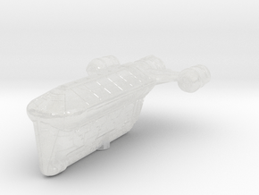 (MMch) AA-9 Coruscant Starfreighter in Clear Ultra Fine Detail Plastic
