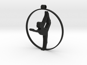 yoga pose (3) in Black Smooth Versatile Plastic