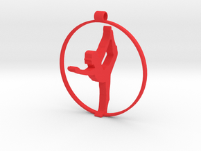 yoga pose (3) in Red Smooth Versatile Plastic