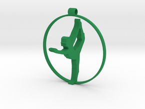 yoga pose (3) in Green Smooth Versatile Plastic