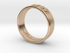 D and M ring in 9K Rose Gold : 8.5 / 58