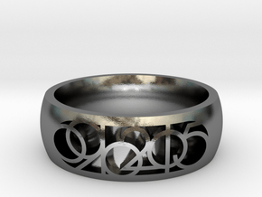 "The Day" Ring in Polished Silver: 9 / 59