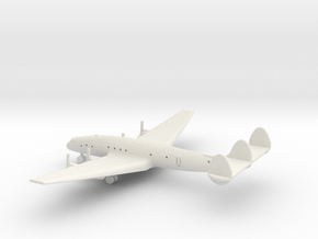 1/500 Scale Lockheed C-121 Constellation in White Natural Versatile Plastic