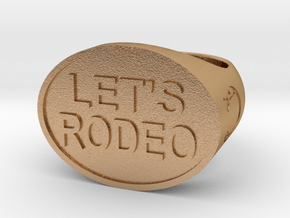 Let's Rodeo Ring in Natural Bronze