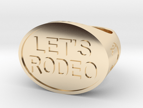 Let's Rodeo Ring in 14K Yellow Gold