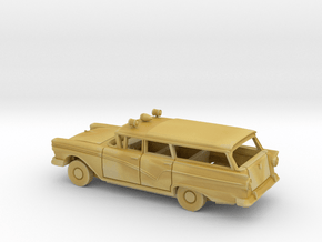 1/160 1957 Ford Custom FireChief Wagon V2 Kit in Tan Fine Detail Plastic