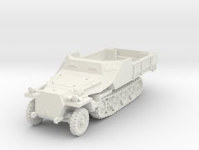 Sdkfz 11/1 Cargo 1/87 in White Natural Versatile Plastic