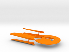 1/7000 USS Antares Jointed (Discovery) in Orange Smooth Versatile Plastic
