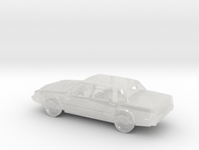 1/160 1989-92 Cadillac DeVille Sedan Kit in Clear Ultra Fine Detail Plastic
