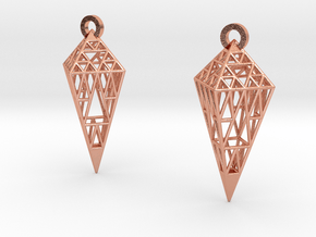PSRMBH Earrings in Natural Copper