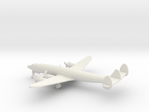 Lockheed L-1049 Super Constellation in White Natural Versatile Plastic: 1:350