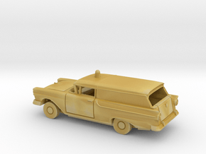 1/87 1957 Ford Courier Delivery Emergency Kit V1 in Tan Fine Detail Plastic