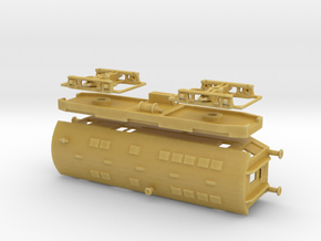 DSB Postvogn Da 5015 (1:160) in Tan Fine Detail Plastic