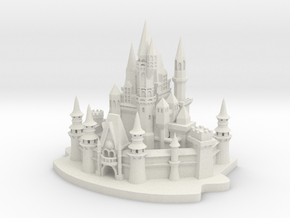 Enchanted Castle  in White Natural Versatile Plastic