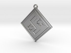 Individual Sovereignty Pendant - Canada in Natural Silver
