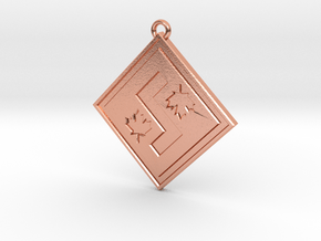Individual Sovereignty Pendant - Canada in Natural Copper