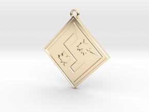 Individual Sovereignty Pendant - Canada in 9K Yellow Gold 