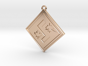Individual Sovereignty Pendant - Canada in 9K Rose Gold 