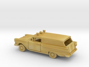 1/87 1957 Ford Courier Delivery Emergency V2 Kit in Tan Fine Detail Plastic