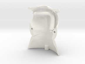 King Paw Armor Backpart with TAIL Vintage/Origins in White Processed Versatile Plastic