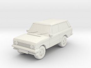 Range Rover Classic 1 inch version in White Natural Versatile Plastic